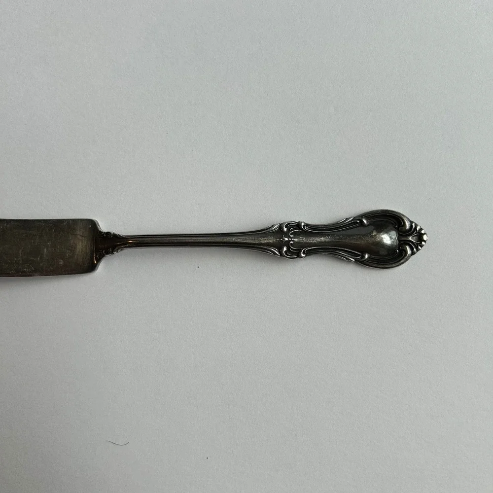 International Silver Joan of Arc Master Butter Spreader Knife Sterling 7